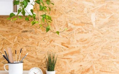 Bring a unique and stylish look to your spaces with Oriented Strand Board